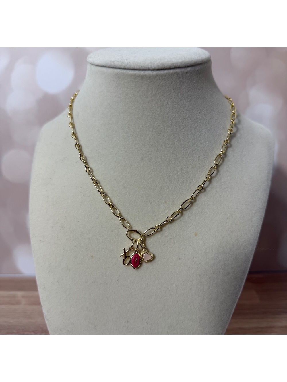 Kendra Scott Gold XO Charm Necklace